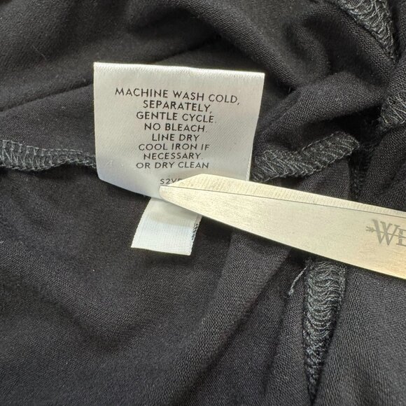 Eileen Fisher Women's Sleeveless Sheath Dress Stretch Rayon Lycra Black Sz Small - Picture 12 of 12